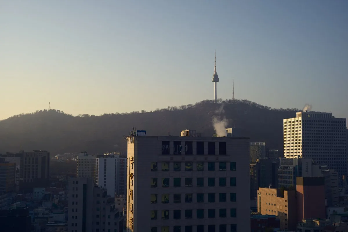 ソウルの夕景